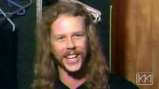 James Hetfield- Very Brief MTV Interview Segment 1989- Metallica