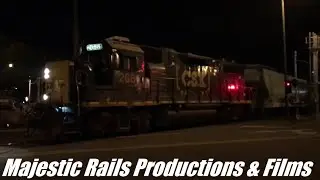 A Solo [CSXT]GP38-2 #2681 Leads F736-10 Back To Milan Yard after Working DAK Industries