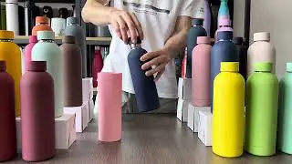 Factory Custom Water Bottles With Logo Double Wall Vaccum Metal Gym Termos Sports Insulated Stainles
