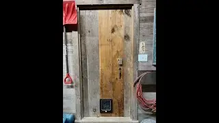 Woodshop series- Making a custom insulated door & heating a barn tack room #diy #custom #doors