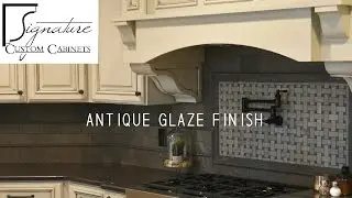 Antique Glaze Finish - Signature Custom Cabinets