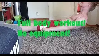 Full body workout at home! No equipment! - June workout series part 5