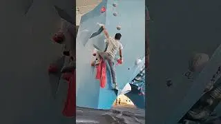 V1 boulder at Bouldering Project