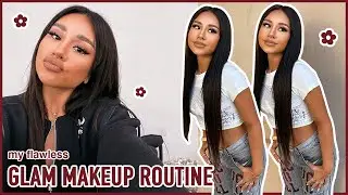 MY FLAWLESS, NOT CAKEY, SWEAT PROOF MAKEUP ROUTINE ✿ *must have* makeup products & more