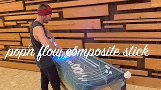 flowtoys pop'n flow composite sticks - 15mm :: flow session by Yonnic Colins