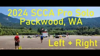 2024 SCCA Pro Solo at Packwood, WA - Left and Right sides