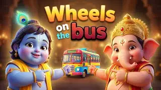 Wheels on the Bus Hindi | nursery rhymes | kalu madari aaya #nurseryrhymes #hindicartoon #yellowbus