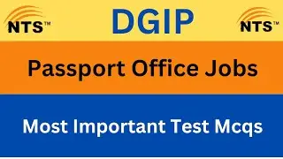 Passport office tests most important mcqs| passport office past papers|  repeated mcqs for DGIP test