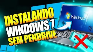 ✅Aprenda Como Instalar Windows 7 sem Pendrive, Rápido e Fácil (Passo a Passo 2025)