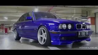 MONKEYLATE.ID : BMW 530I E34 INDIVIDUAL A/T BLUE CANDY RACING DYNAMICS