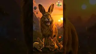 #exobeast #aiartvideo #fantasyworld #shorts  animal shaped like a lion but with ears like a rabbit