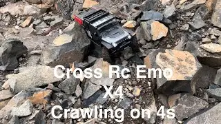 Cross RC Emo x4 Crawling on 4s