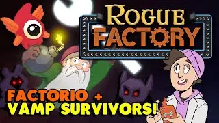 How To Automate... My SPELLCASTING?! FACTORIO MEETS VAMPIRE SURVIVORS! - Rogue Factory