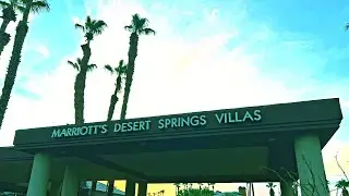Marriotts Desert Springs Villas I: экскурсия по вестибюлю, рынку, бассейнам, прачечной, бесплатно...