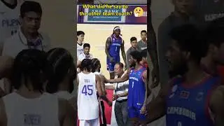 Gilas player vs Cambodian Coach
