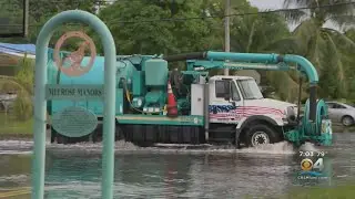 Fort Lauderdale Crews Still Working To Remove Standing Water Ahead Of King Tides