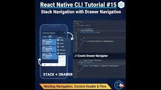 React Native CLI Tutorial #15 &ndash; Stack Navigation with Drawer Navigation