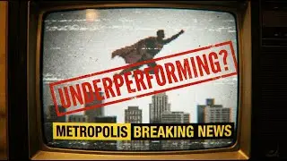 1970s Metropolis News BREAKS IN on Superman&rsquo;s &ldquo;Box Office Trouble&rdquo;
