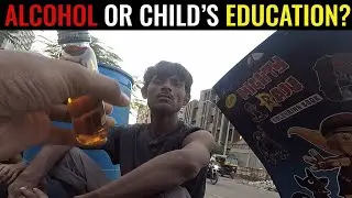 What does the poor choose?|Alcohol or Education|Social Experiment In India|YouEntertainer