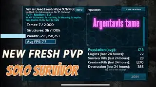 Ark Mobile Survival Series Episode 1 (Fresh Wipe Server) Solo Pvp