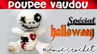 Spécial halloween au crochet Pas à pas petite poupée vaudou