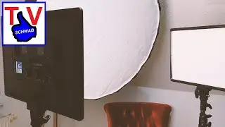 Neewer NL-288A RC Videoleuchten Videobeleuchtung Fotobeleuchtung Beleuchtung 18Zoll Unboxing Test