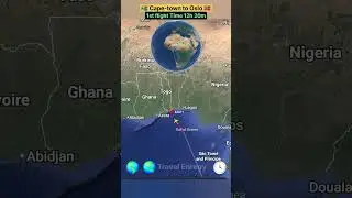 South Africa 🇿🇦 to Norway Oslo 🇳🇴 flight Route 1stop flight ✈️ Operator by Air France 