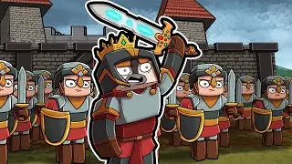 Play as a MEDIEVAL KNIGHT in Minecraft! (Castle Siege)