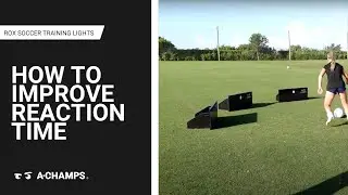 How to Improve Reaction Time - ROX Soccer Training Lights by A-Champs