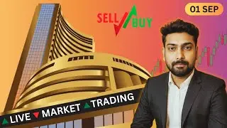 Live Nifty50 & BankNifty Trading | 1 Sep | Intraday Strategies & Market Updates (Portrait)