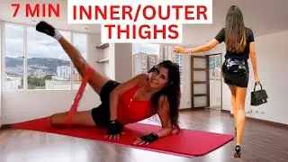Get Toned Inner & Outer Thighs in 7 Mins - Get Fit With Sher