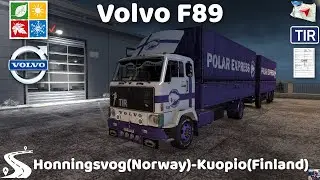 ETS 2 1.36●Volvo F89●Хоннингсвог(Норвегия)-Куопио(Финляндия)