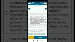 How to fill form 7 ( Deletion of name in electoral roll) in #Garuda #app #ECI