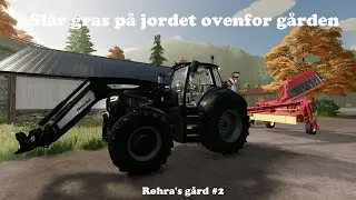 Slår gras på jordet ovenfor gården ( Røhra's Gård #2 )