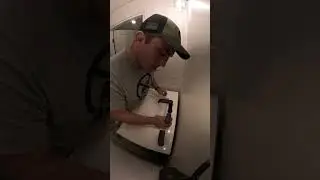 How to Install Bathroom Sink with Moen Genta 3 Hole Faucet and Connecting Plumbing