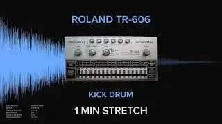 Roland TR-606 Kick Drum (1 MINUTE)