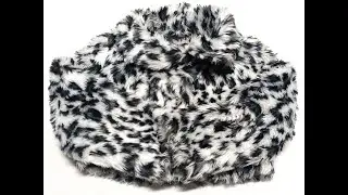 Imported Fur bolero jacket leopard skin design | BIN WAQAS store
