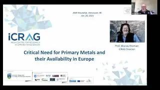 Critical Need for Primary Metals and their Availability in Europe &ndash; Murray Hitzman