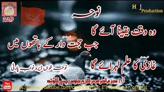Wo Waqt Yakenan Aye Ga Noha | Labaik YA MEHDI A.S | 10 MHURAM Chani Goth 2019 | Dera Nwab APE Party