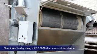 Cleaning Barley with the KDC 5000 | High-Capacity Grain Cleaner in Action