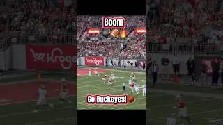 Jaylen McClain with a Crushing Hit 🏈#collegefootball #cfb #ohiostate #buckeyes #ohio #gobucks