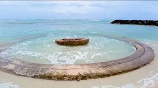 [4K HDR] Virtual Solo Morning Walk along Beach |🌴 Oahu, Hawaii