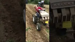 Ploughing with the Bolens at the Rural Past Times show in August 2018
