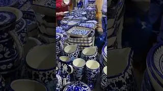 Blue Pottery from Multan #shorts  #jaipur  #multan