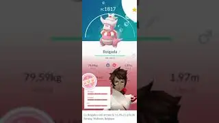 Ramoloss &eacute;volution Parfait en Roigada Pok&eacute;mon Go