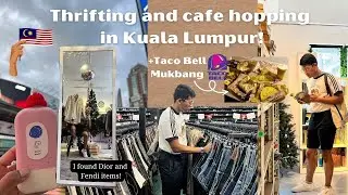 The Best Places to Thrift in KL, Malaysia |KL Vlog, Taco Bell Mukbang and a HAUL