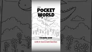 Pocket World Coloring Book: Tiny Magical Worlds Inside Everyday Objects #art #coloringbook #drawing