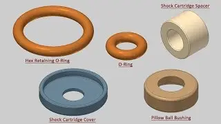 Miscellaneous Components of 'Suspension' Series-2 (Autodesk Inventor)