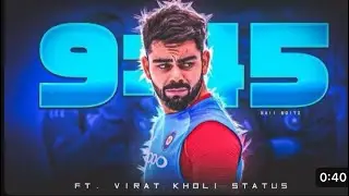 9.45 x Virat kholi beat sync ❤️