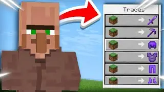 Minecraft, But Villagers Trade OP Items...